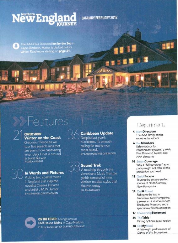 Northern New England Magazine January 2018