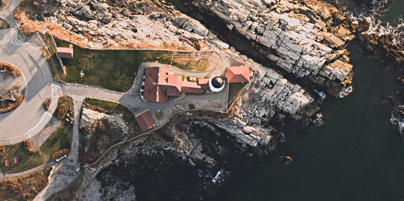 Aerial View Of Inn By The Sea (1)