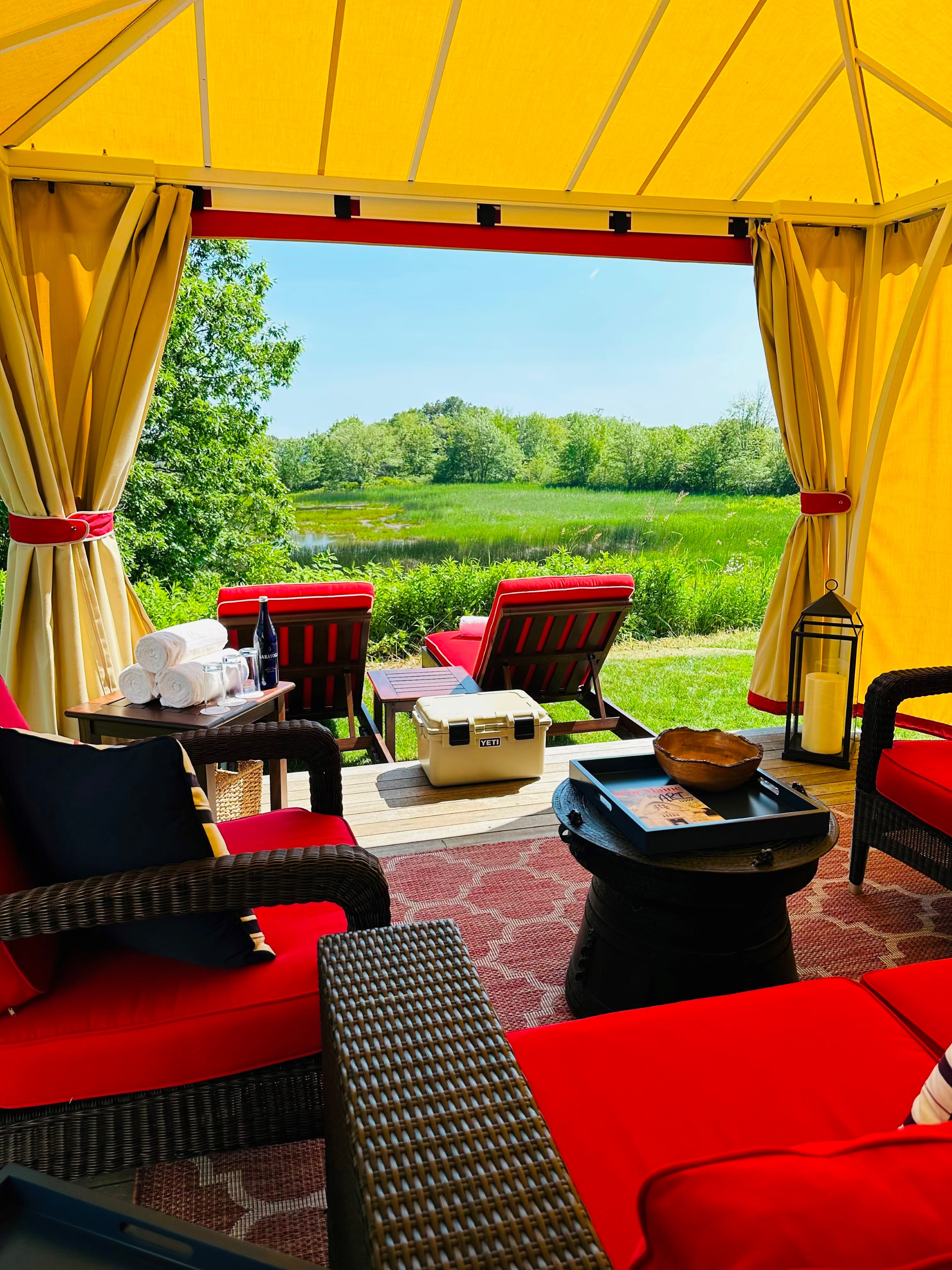 Chairs Outside SPA Cabana Inn By The Sea Boutique Hotel
